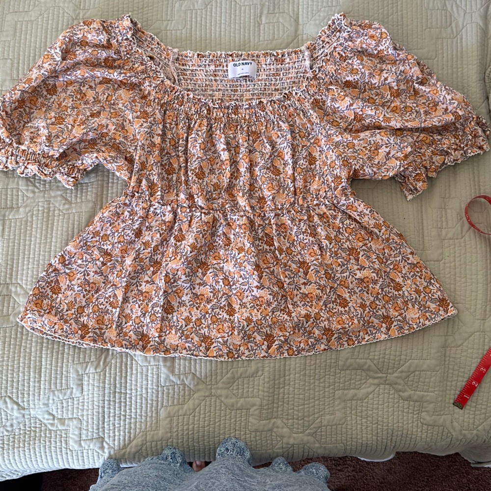 Casual Floral Old Navy Top